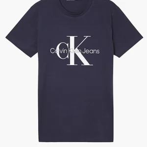 Camiseta Calvin Klein con Logo Azul Marino Hombre