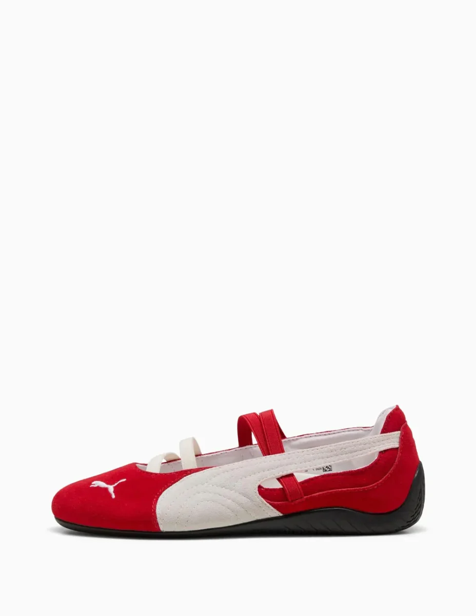 Puma Speedcat Ballet Rojas y Blancas Mujer - Imagen 2