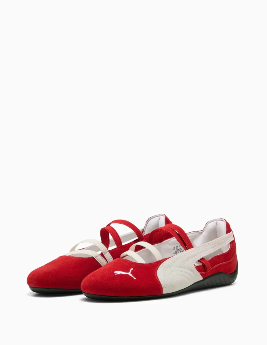 Puma Speedcat Ballet Rojas y Blancas Mujer - Imagen 4