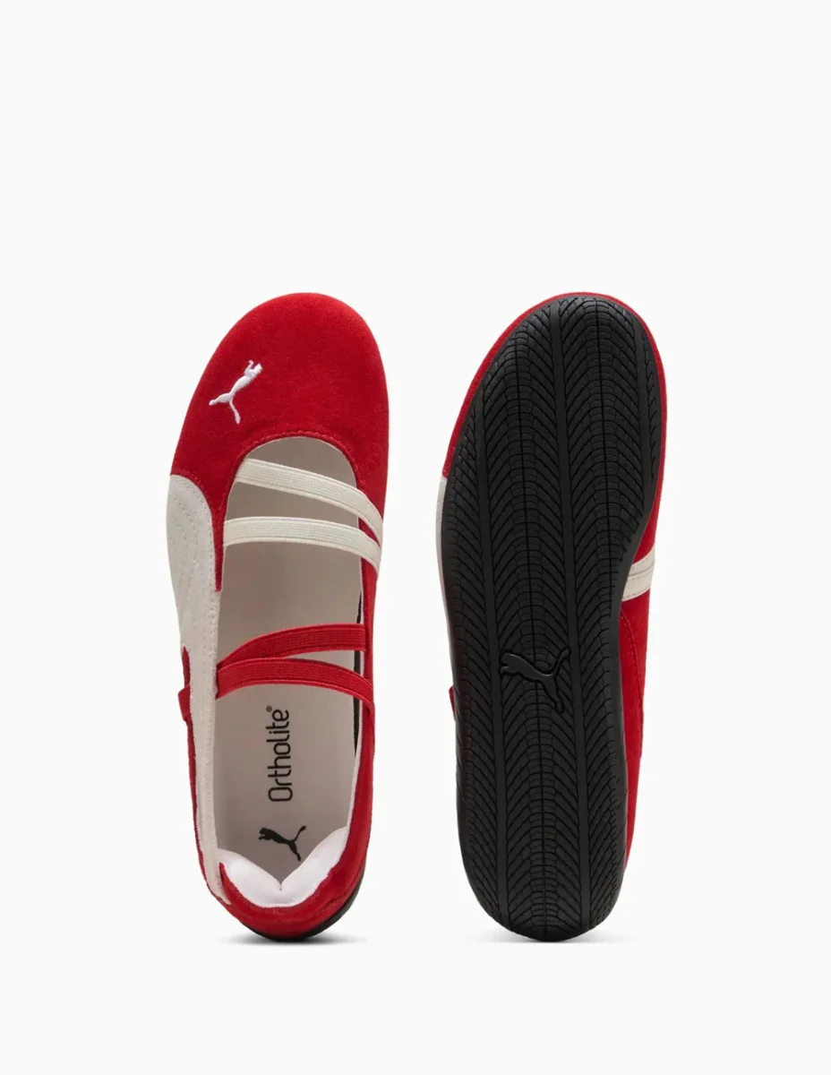 Puma Speedcat Ballet Rojas y Blancas Mujer - Imagen 5