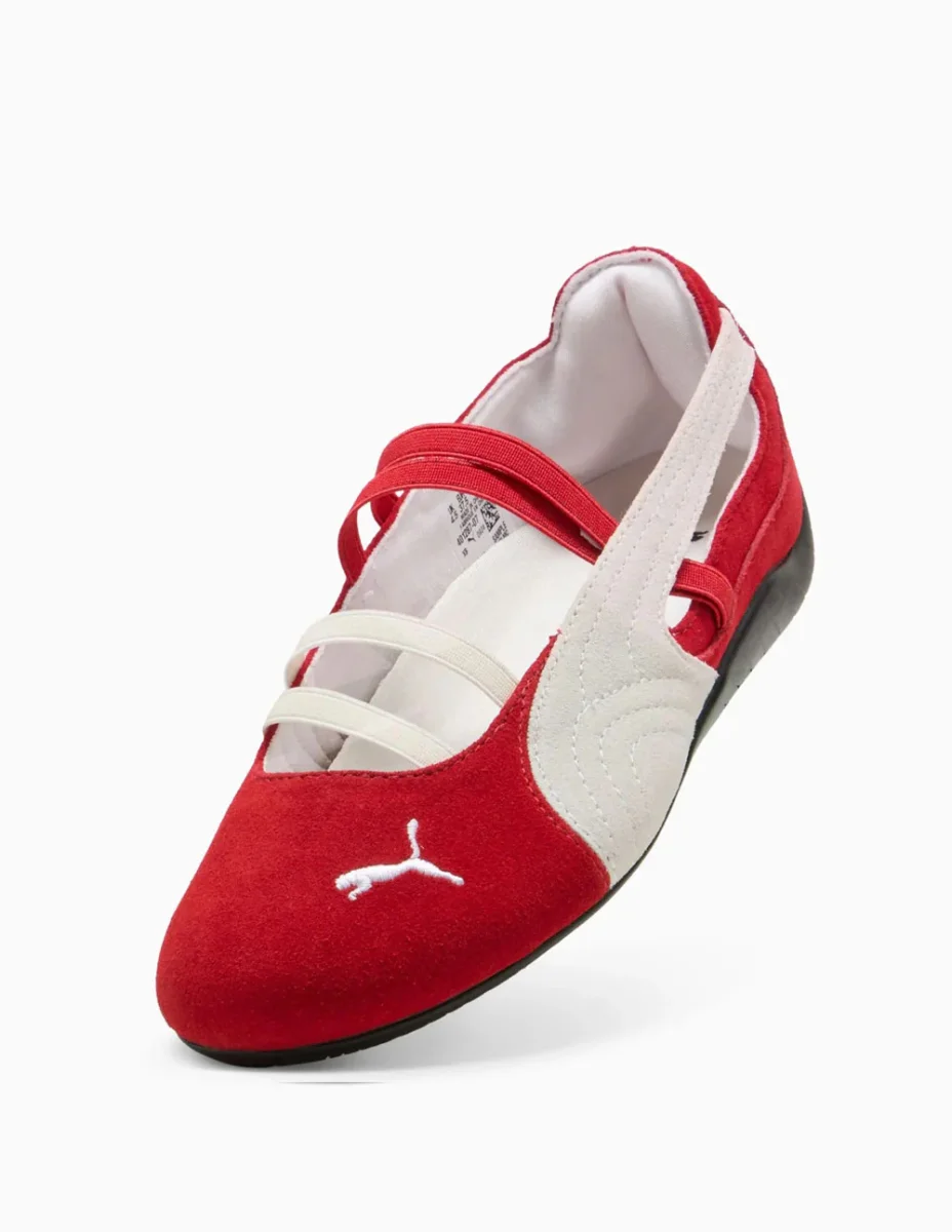 Puma Speedcat Ballet Rojas y Blancas Mujer - Imagen 6