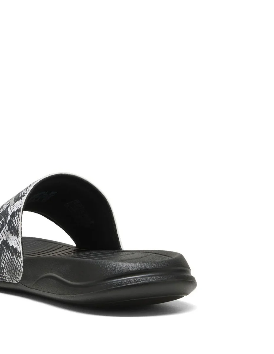 Sandalias Puma Popcat 20 Snake Chic Negras y Plateadas Mujer - Imagen 7