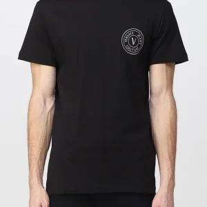 Camiseta Versace Jeans Couture con Logo Negra Hombre