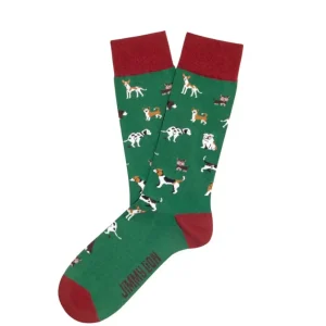 Calcetines Jimmy Lion Dogs Verdes Unisex