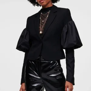 Blazer Karl Lagerfeld Handpicked By Hum Kin Negra Mujer