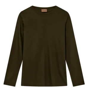 Camiseta MOSH MOSH Gallery Perry de Manga Larga Verde Hombre