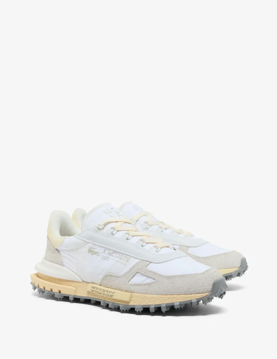 Lacoste Elite Active Blancas y Amarillas Hombre - Imagen 3