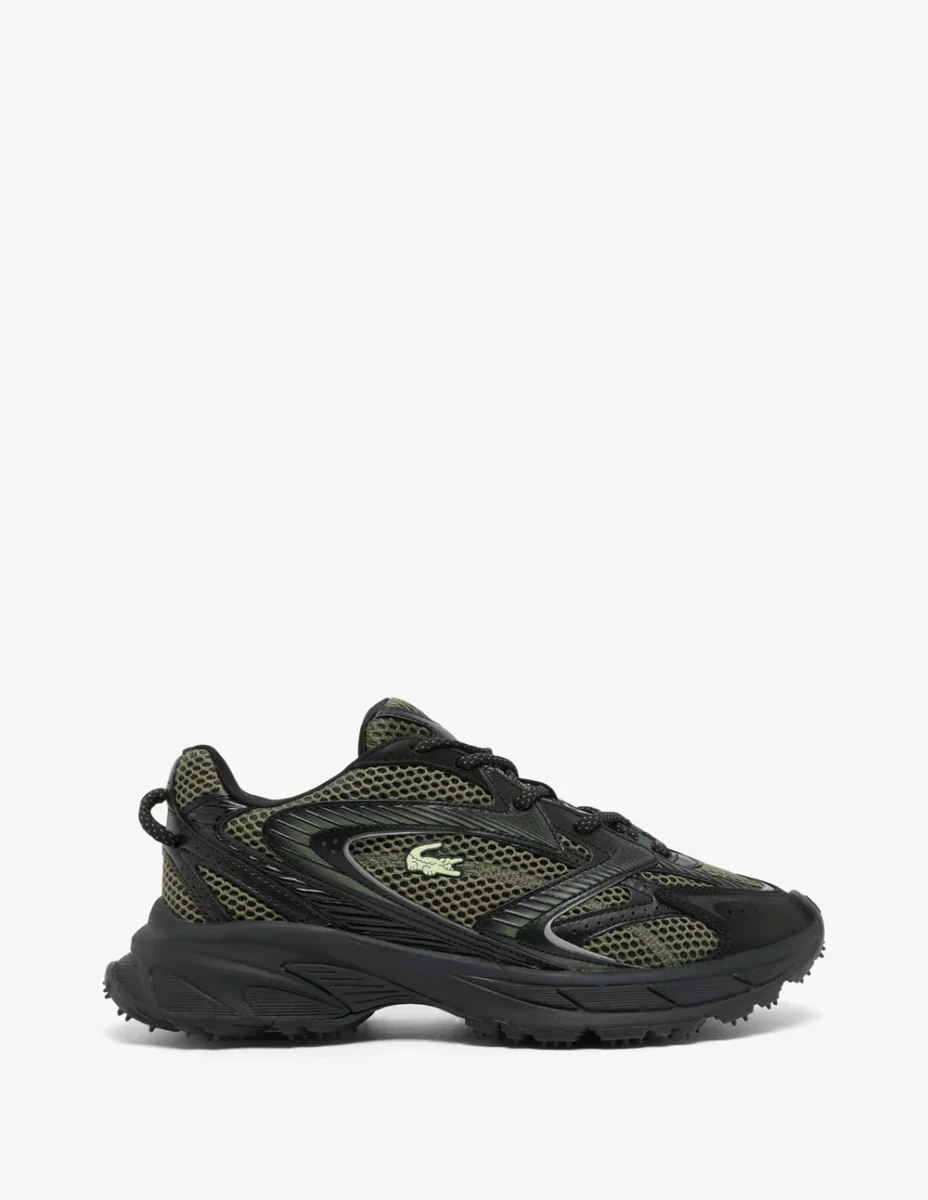 Lacoste L003 Neo Shot Negras y Verdes Hombre - Imagen 2