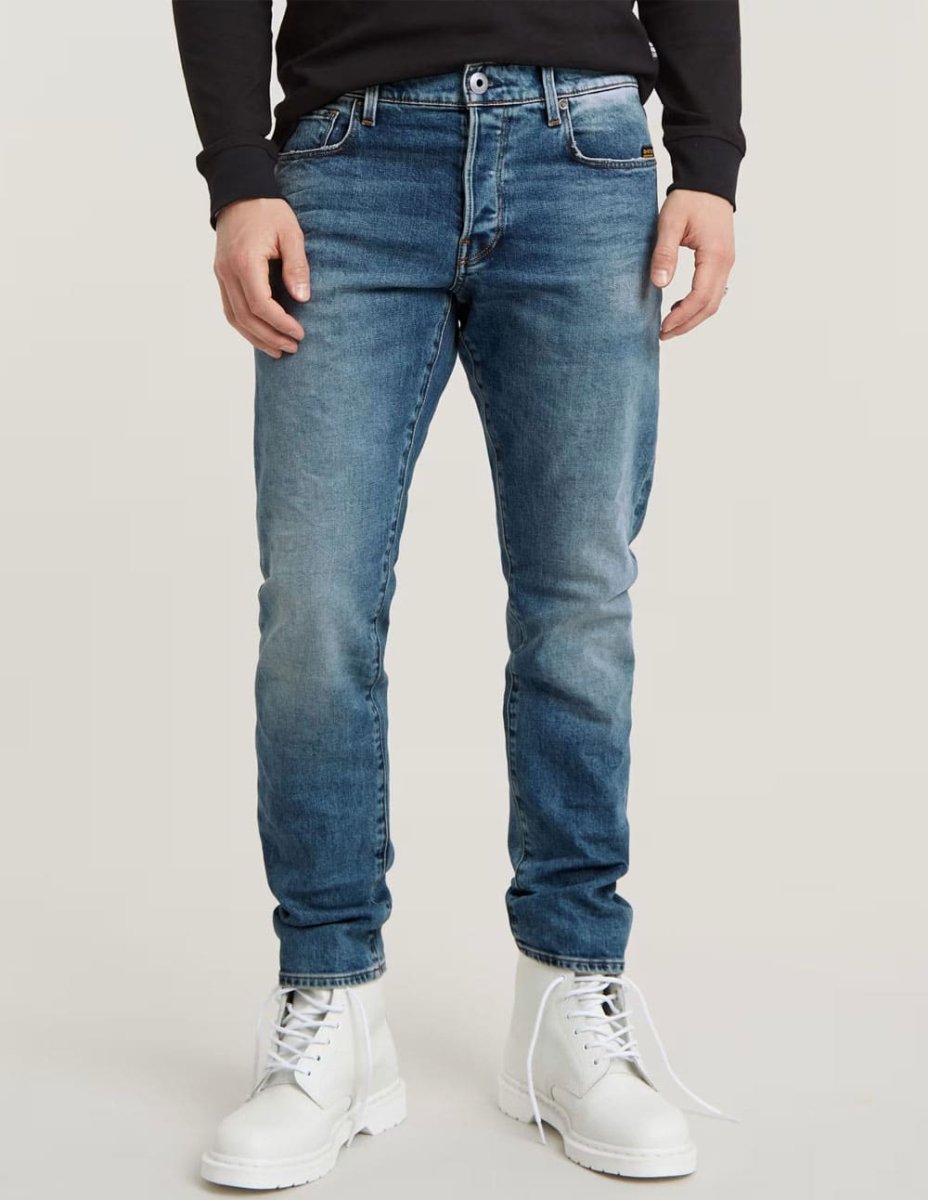 Pantalón Vaquero G-Star 3301 Regular Tapered Azul Hombre