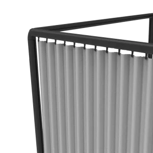 Laze cabaña cortina del lado