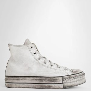 Converse Chuck Taylor All Star Lift Leather LTD Blancas Mujer