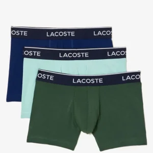 Boxer Lacoste con Logo Pack de 3 Multicolor Hombre
