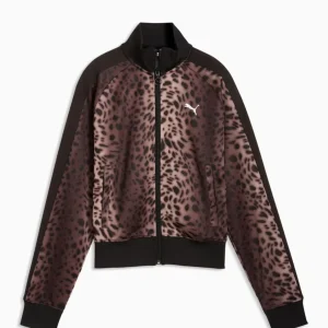 Chaqueta Puma Leopard Luxe Marrón Mujer