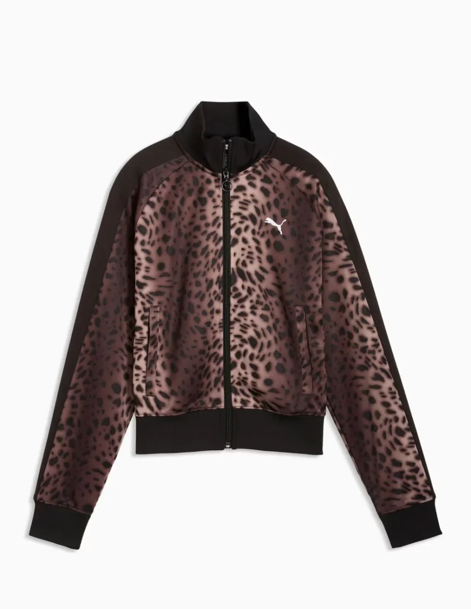 Chaqueta Puma Leopard Luxe Marrón Mujer - Imagen 2