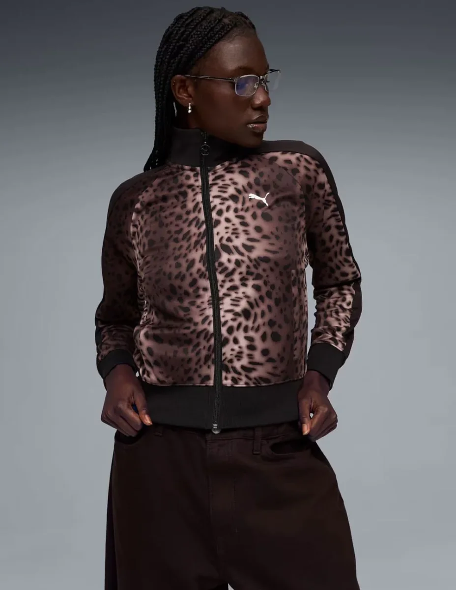 Chaqueta Puma Leopard Luxe Marrón Mujer - Imagen 4