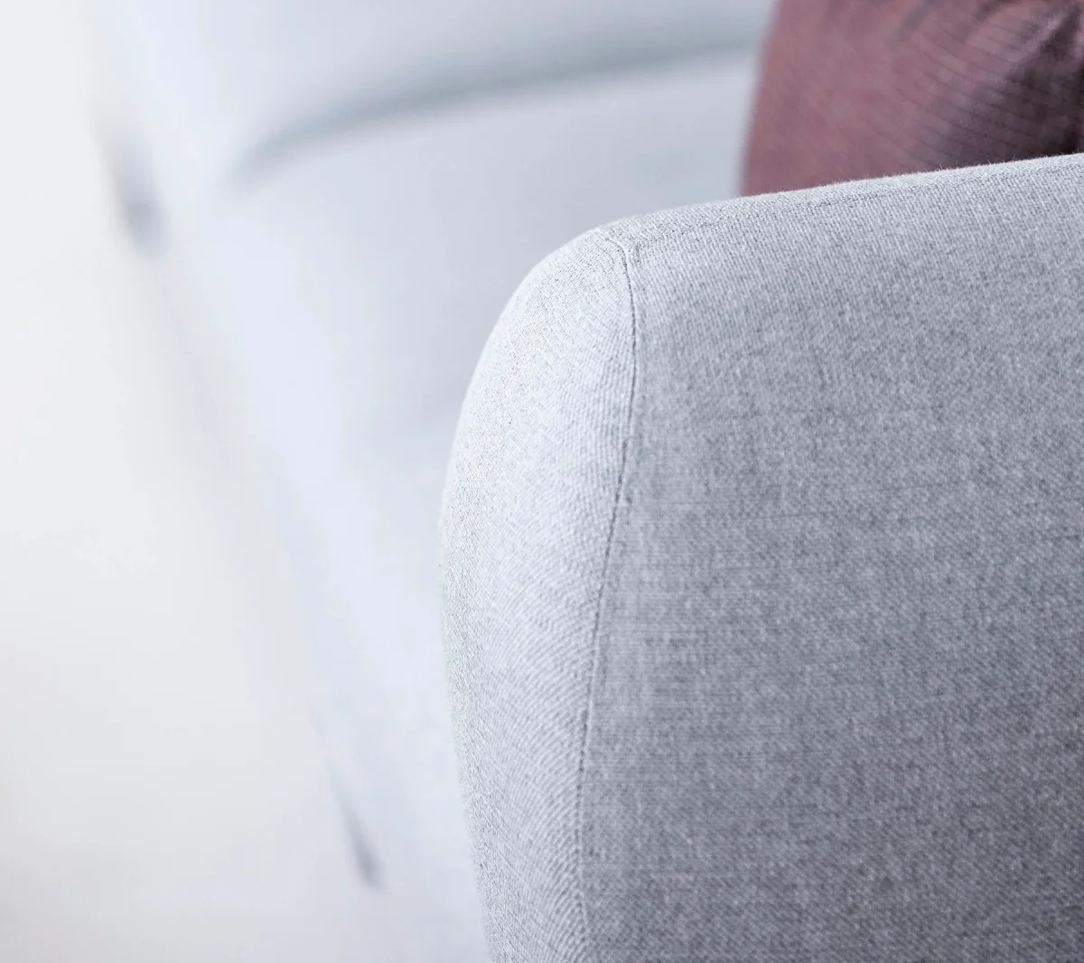 Space sofá de esquina compacto con 2 módulos y mesa lateral - Imagen 5