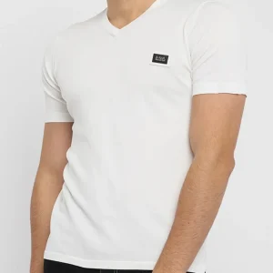 Camiseta Karl Lagerfeld con Logo Blanca Hombre