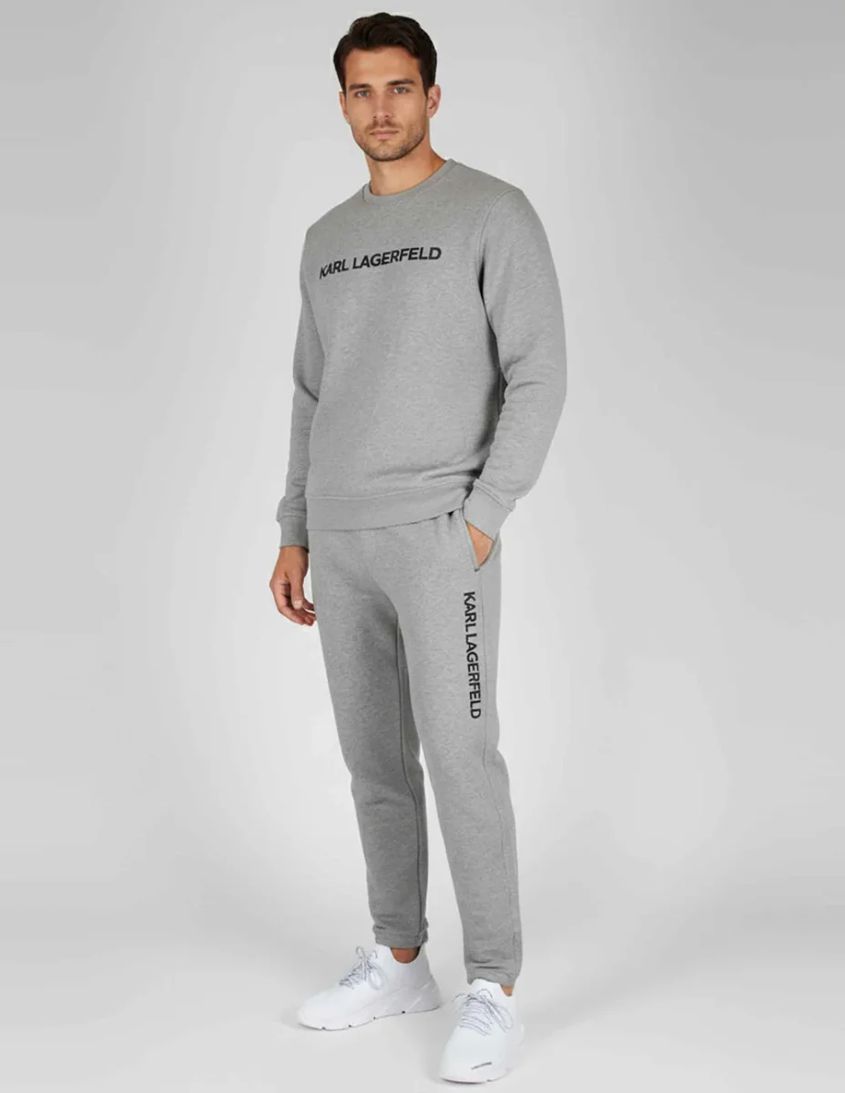 Sudadera Karl Lagerfeld con Logo Gris Hombre - Imagen 3