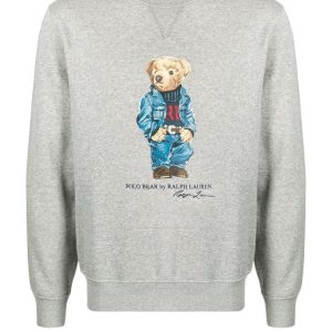 Sudadera Polo Ralph Lauren Polo Bear Gris Hombre