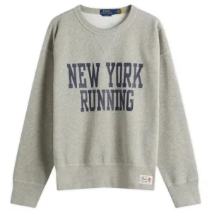 Sudadera Polo Ralph Lauren NYC Running Gris Hombre