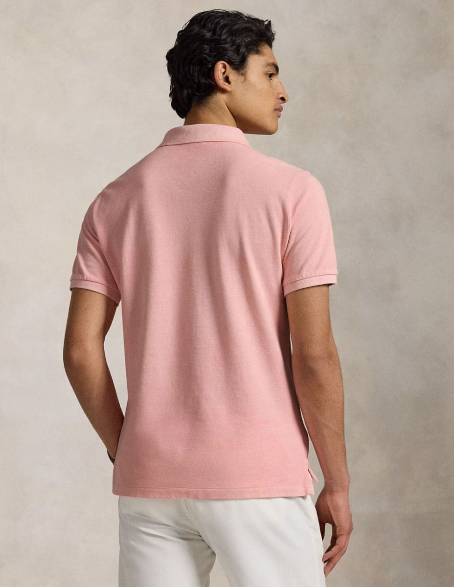 Polo Polo Ralph Lauren Custom Slim Fit Rosa Hombre - Imagen 5
