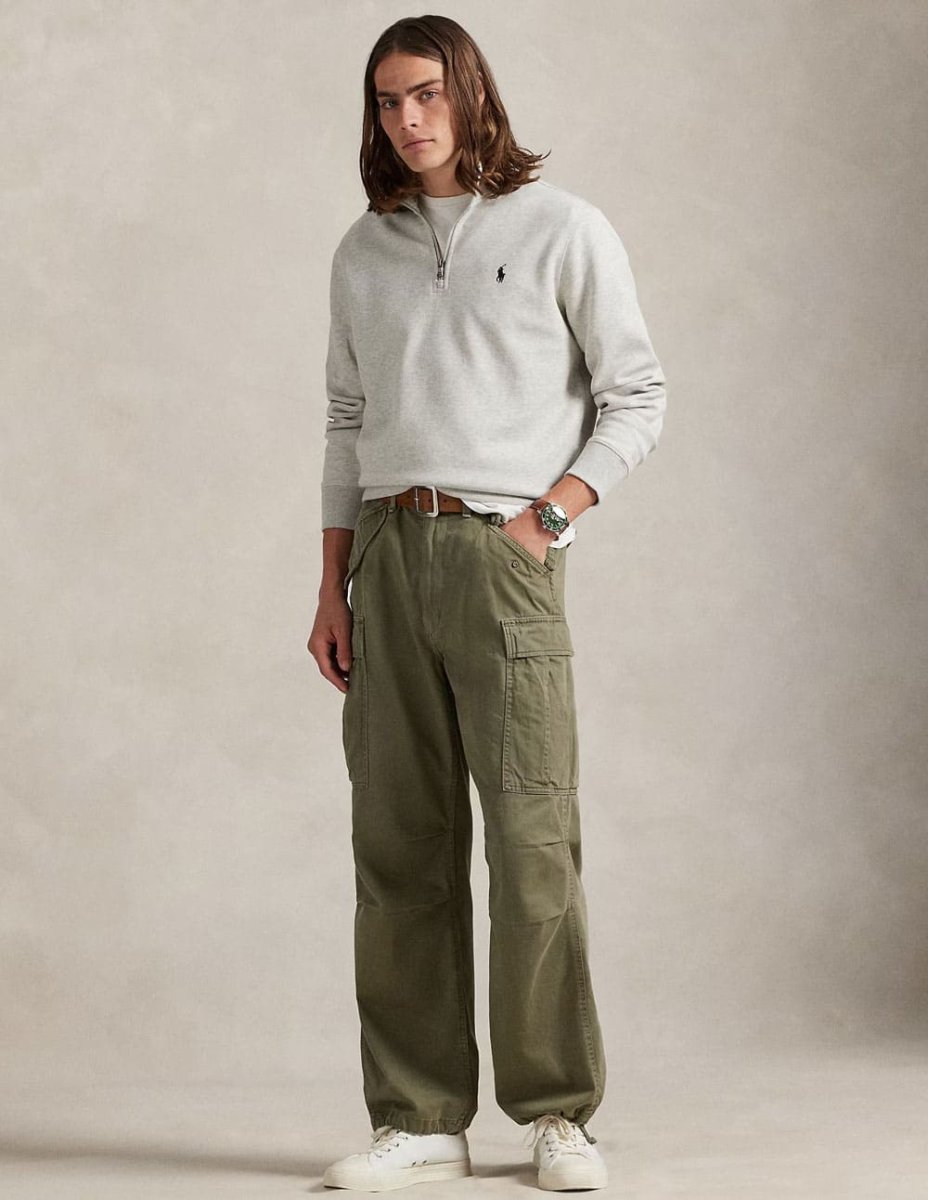 Jersey Polo Ralph Lauren de Punto Doble Gris Hombre - Imagen 6