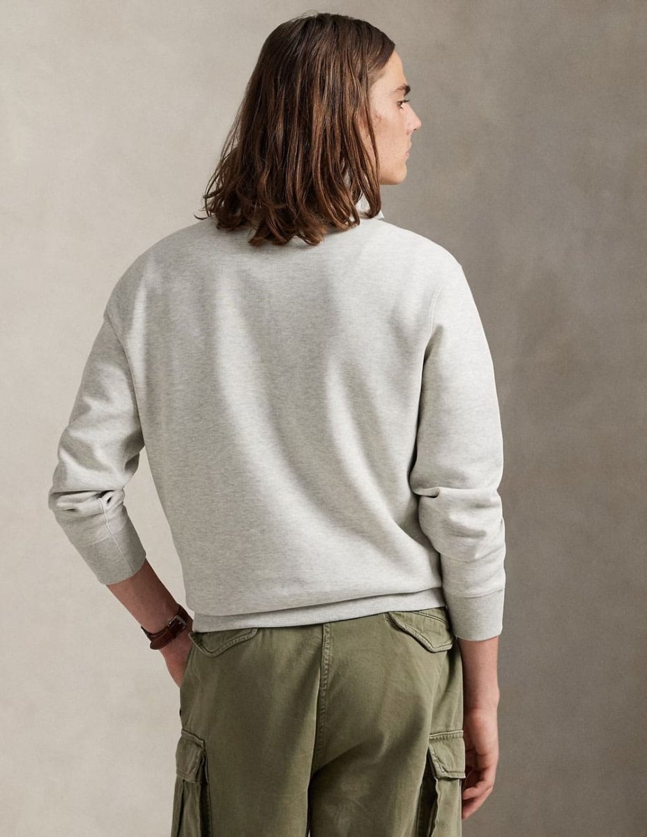 Jersey Polo Ralph Lauren de Punto Doble Gris Hombre - Imagen 5