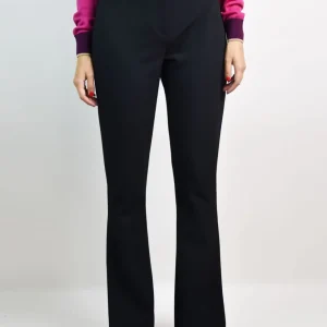 Pantalón Versace Jeans Couture con Logo Negro Mujer