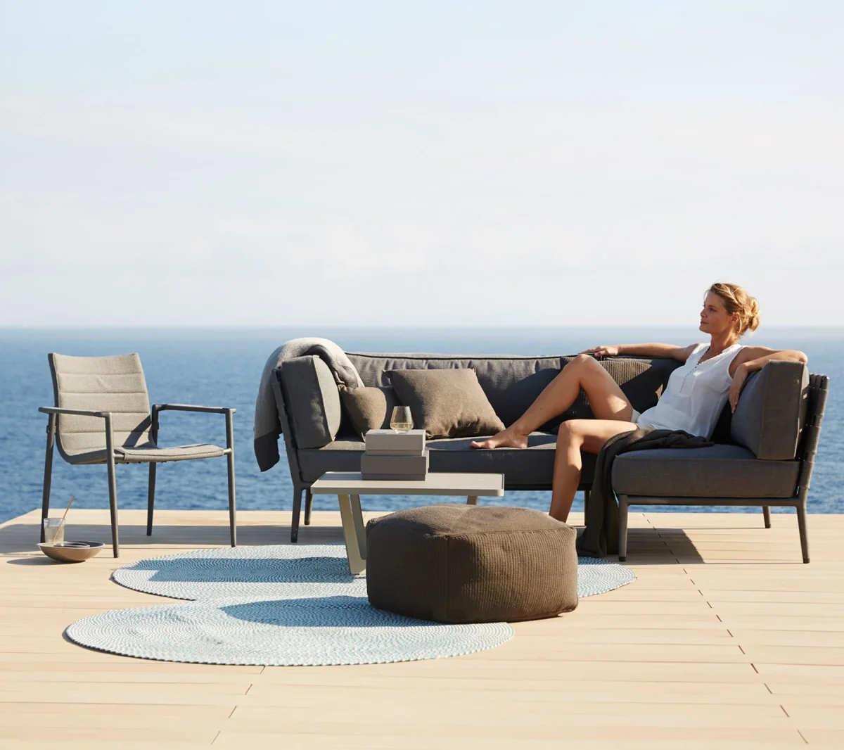 Conic sofá de esquina compacto - 2 módulos - Imagen 3