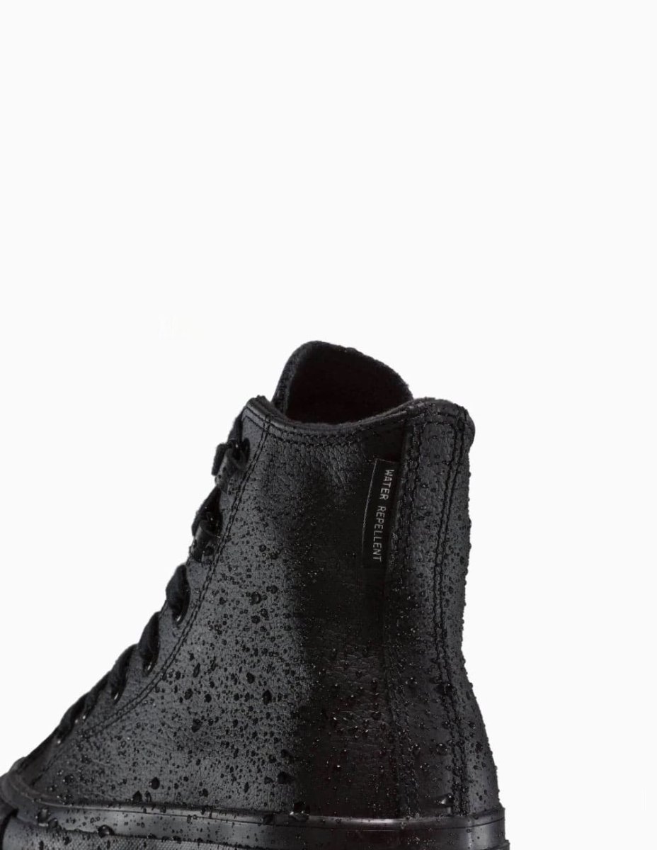 Converse Chuck Taylor All Star Lift Platform Leather Negras Mujer A12969C NEGRO - Imagen 9