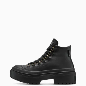 Converse Chuck Taylor All Star Lugged Heel Platform Leather Negras Mujer