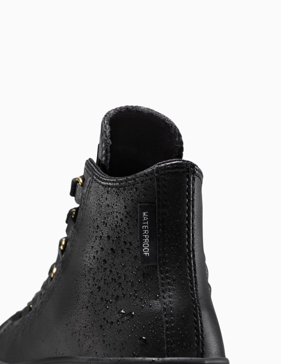 Converse Chuck Taylor All Star Lugged Heel Platform Leather Negras Mujer - Imagen 9