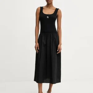 Vestido Karl Lagerfeld Ikon Negro Mujer