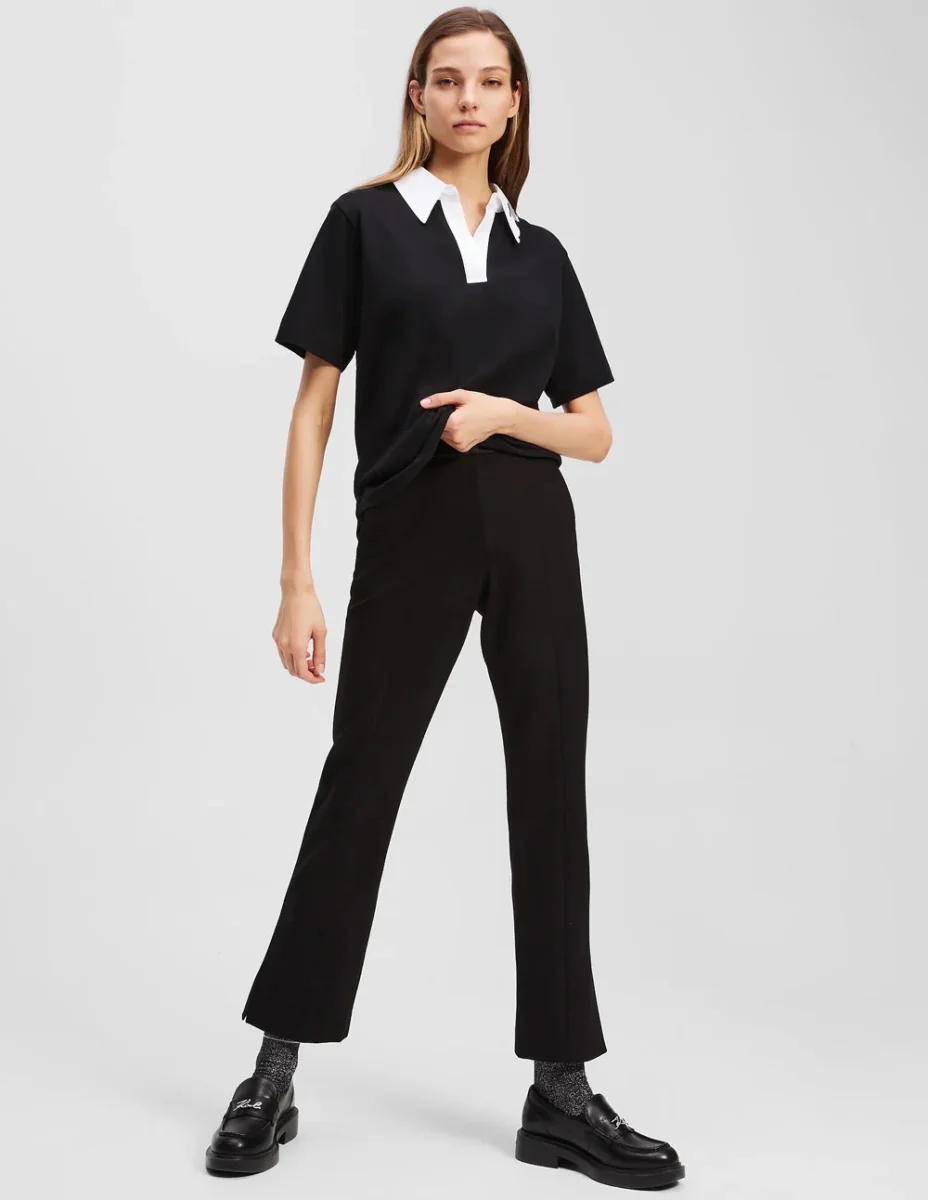 Polo Karl Lagerfeld Signature Negro Mujer - Imagen 6