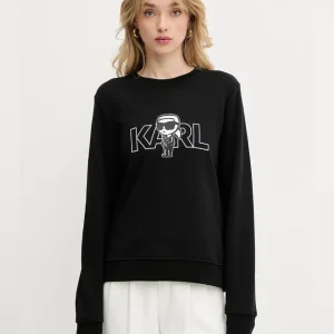 Sudadera Karl Lagerfeld Ikon Negra Mujer