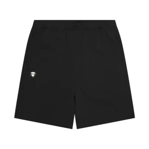 Pantalón Corto AAPE BY A BATHING APE Moonface Logo Negro Hombre