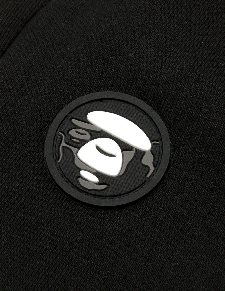 Pantalón Corto AAPE BY A BATHING APE Moonface Logo Negro Hombre - Imagen 5