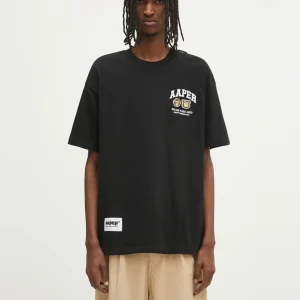 Camiseta AAPE BY A BATHING APE Basic Negra Hombre