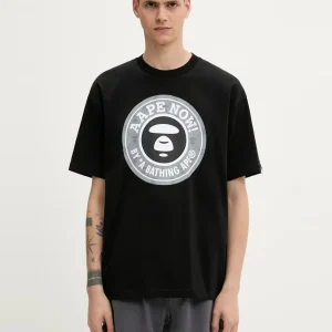 Camiseta AAPE BY A BATHING APE Basic Negra Hombre