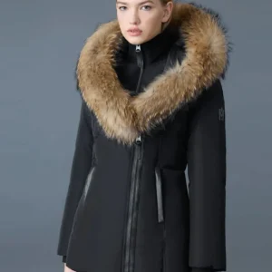 Plumas Mackage Adali F Negro Mujer