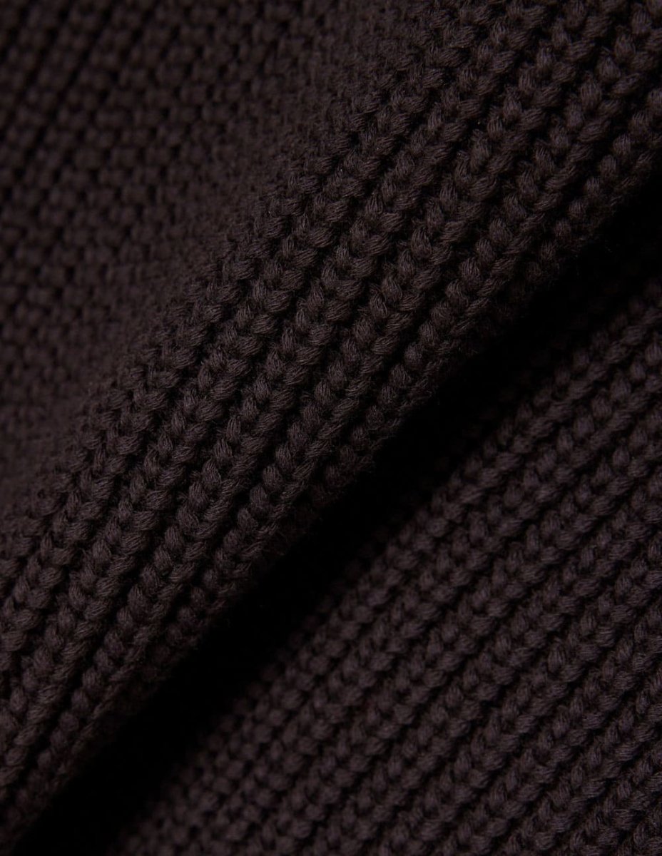 Jersey Lacoste de Canalé Perlado con Insignia Marrón Hombre - Imagen 5