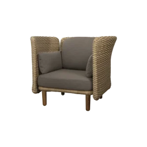 Sillón Arch con brazo bajo/respaldo