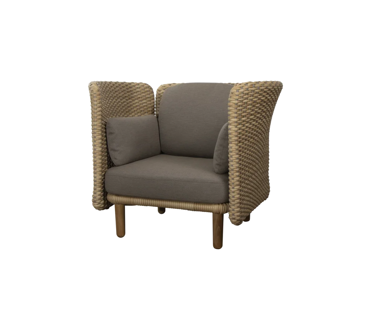 Sillón Arch con brazo bajo/respaldo