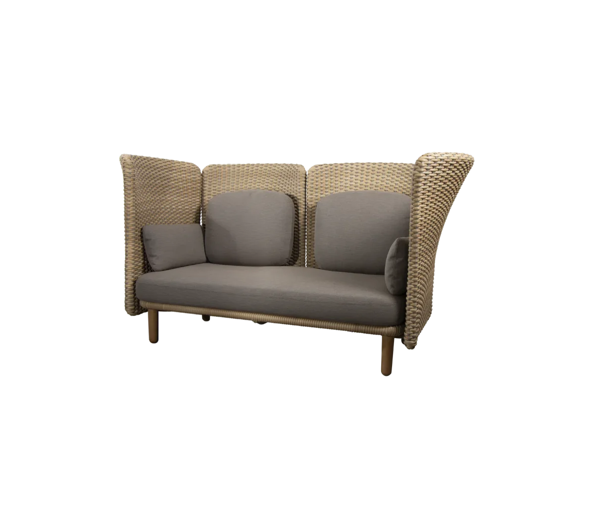 Arch 2-seater sofa w/high arm/backrest - Imagen 5