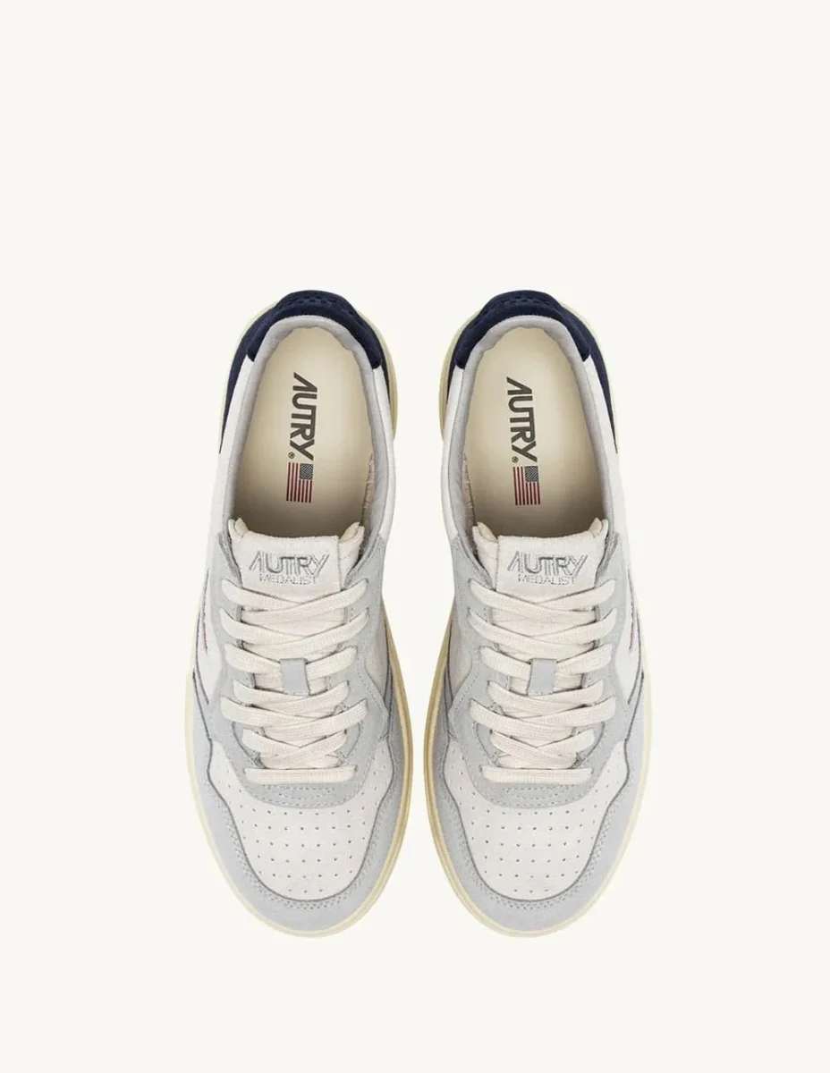 Autry Medalist Low Grises y Azules Hombre - Imagen 5
