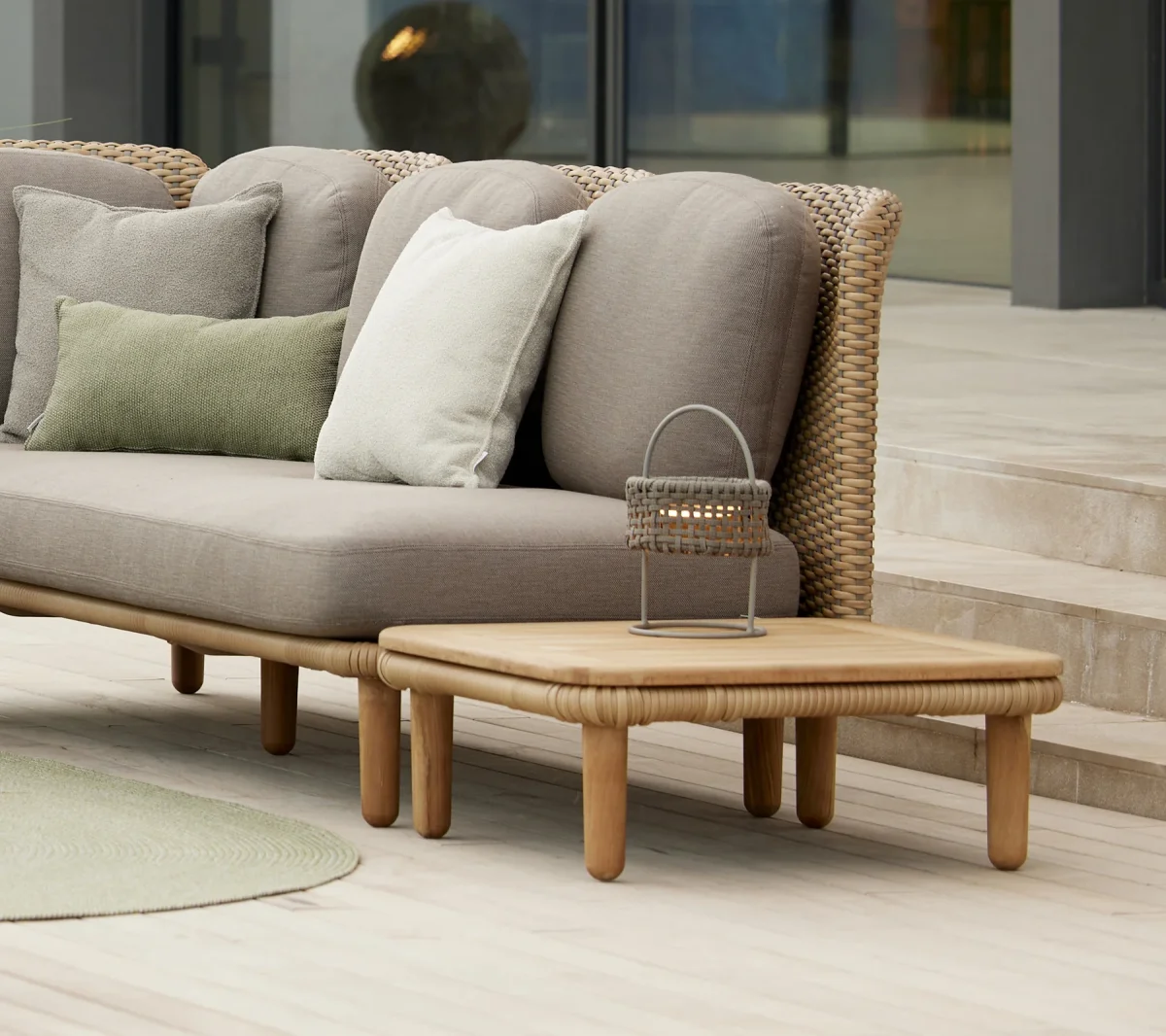 Arch mesa de centro con encimera de teca - Imagen 8