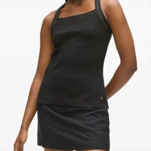 Top Karl Lagerfeld con Apliques Negro Mujer