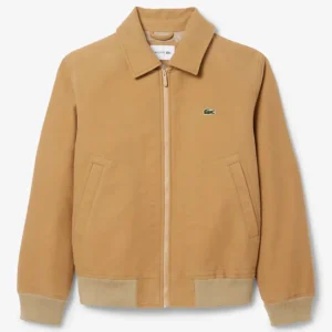 Chaqueta Lacoste de Moleskin Acolchada Beige Hombre