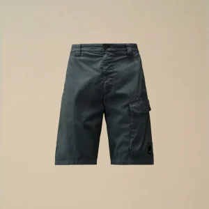 Pantalón Corto C.P. Company Cargo Fili Strech Azul Hombre