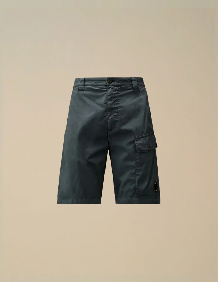 Pantalón Corto C.P. Company Cargo Fili Strech Azul Hombre